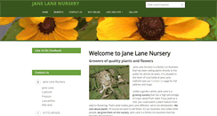 Desktop Screenshot of janelanenursery.co.uk